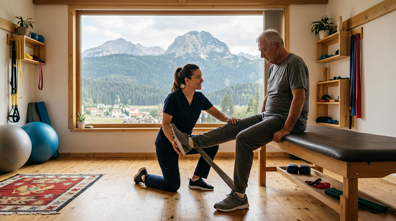 Fizioterapijski rad u mirnijem unutrašnjem ambijentu